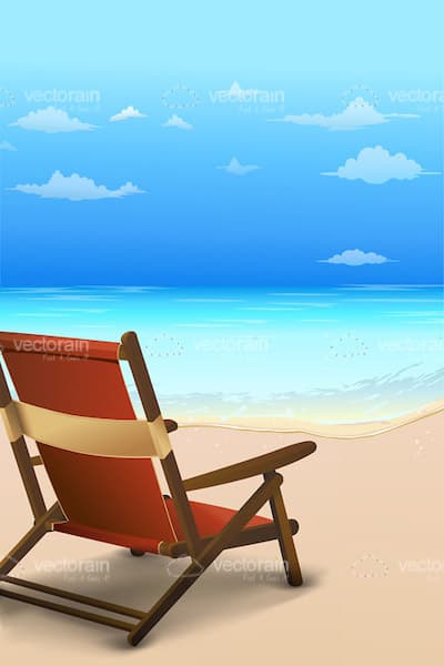 Beach Chair by the Sea